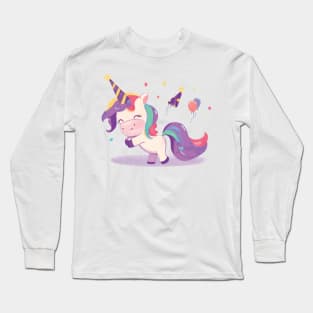 Unicorn Party Long Sleeve T-Shirt